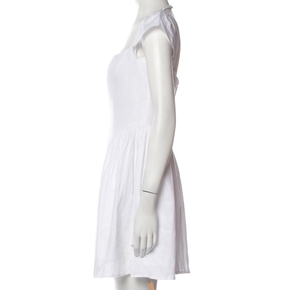 Reformation Mini White Linen Dress - Picture 2 of 4